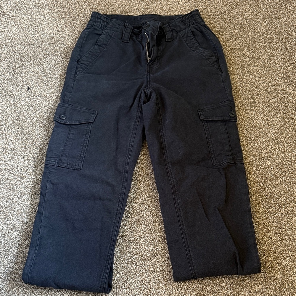 American Eagle Outfitters Black Cargo Jeans